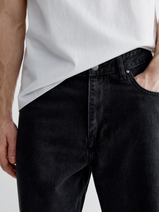 прямые джинсы со средней посадкой из россии вид сбоку