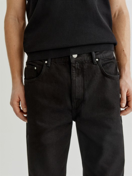 прямые джинсы со средней посадкой из россии вид сбоку