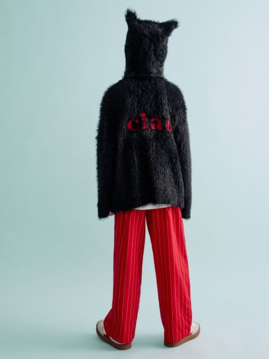 пушистое худи детское из коллекции  x мосфильм от бренда sela вид слева