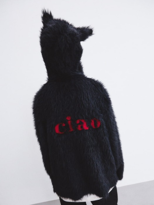 пушистое худи детское из коллекции  x мосфильм универсального стиля с лицевой стороны