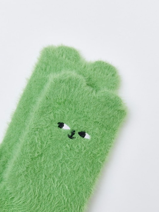 пушистые носки вигге детские от бренда sela вид слева
