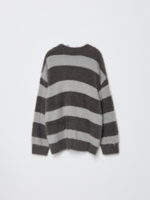 пушистый кардиган оверсайз детский из россии вид сбоку