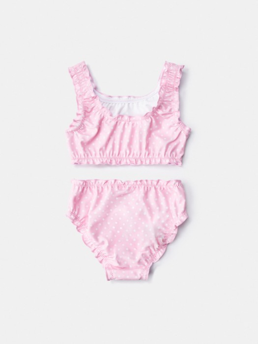 раздельный купальник с вышивкой для девочек от бренда sela вид слева