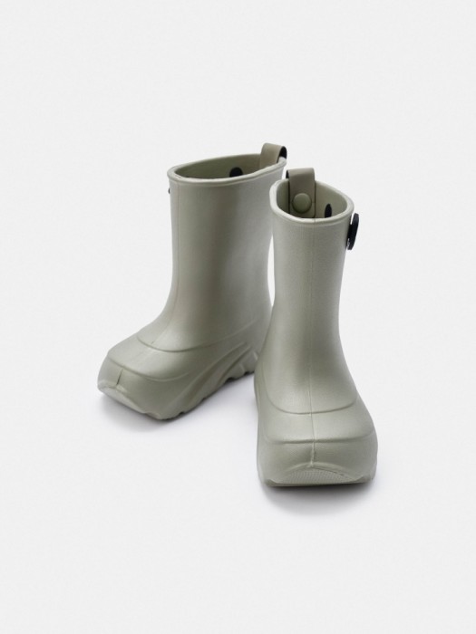 резиновые сапоги c декором для мальчиков из хлопка спереди