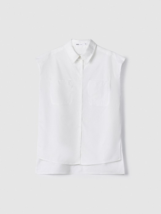 рубашка без рукавов оверсайз из смесового хлопка и тенселя 4610517980762 фотография