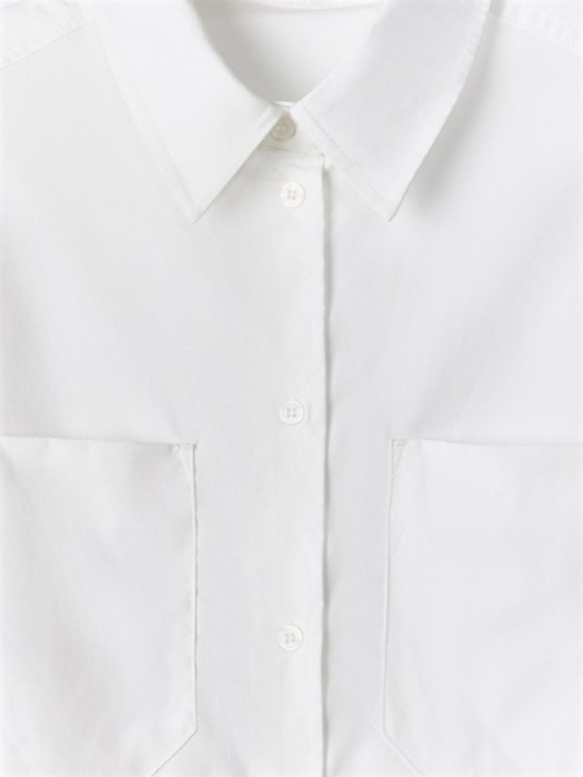 рубашка без рукавов оверсайз из смесового хлопка и тенселя от бренда sela вид слева