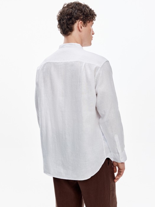 рубашка из 100% премиального льна по цене 4999 руб вид справа