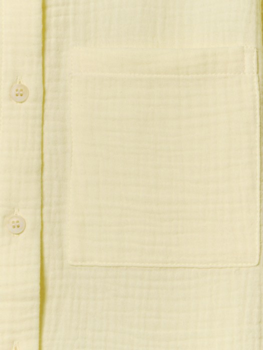 рубашка из муслина с коротким рукавом для девочек из хлопка спереди