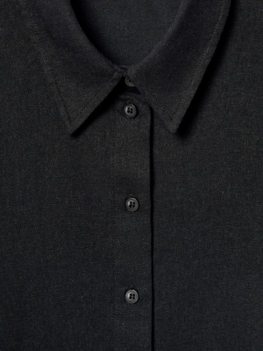 рубашка классическая из льна и вискозы для взрослого возраста с изнаночной стороны