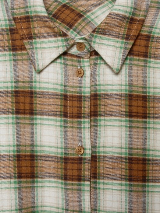 рубашка оверсайз из хлопка из хлопка спереди