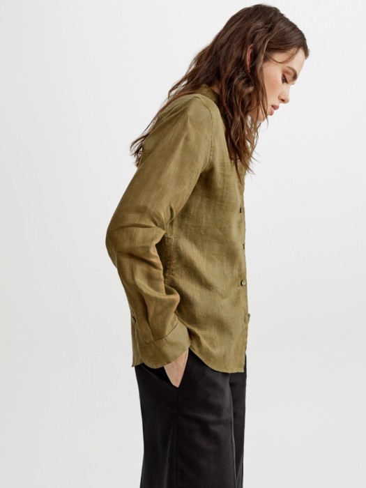 рубашка оверсайз из льна из россии вид сбоку
