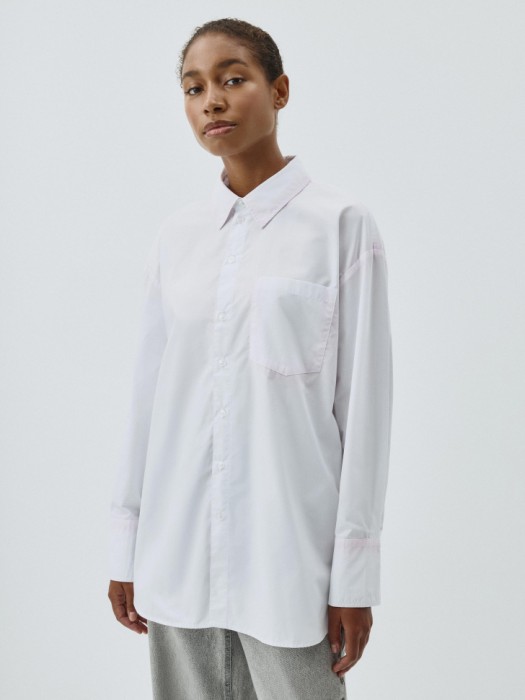 рубашка оверсайз с эффектом спрея из россии вид сбоку