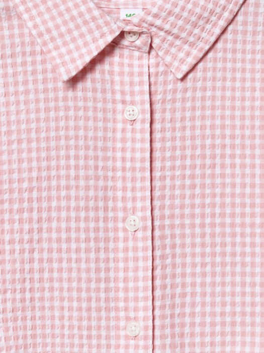 рубашка оверсайз в клетку для девочек из россии вид сбоку