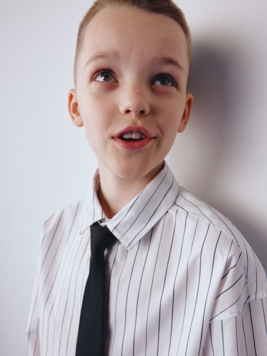 рубашка оверсайз в полоску для мальчиков 4680798381701 фотография