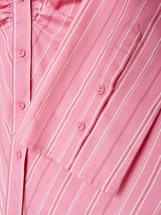 рубашка с драпировкой из линейки  young от 16 до 18 лет с изнаночной стороны