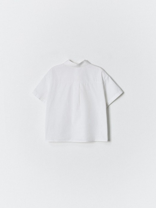 рубашка с коротким рукавом для девочек по цене 899 руб вид справа