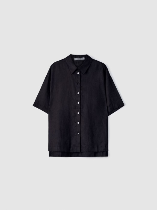 рубашка с коротким рукавом из льна 4610517307682 фотография