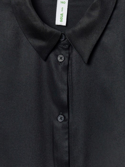 рубашка с короткими рукавами для девочек из россии вид сбоку