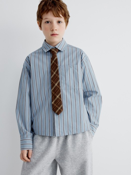 рубашка в полоску для мальчиков 4610517122704 фотография