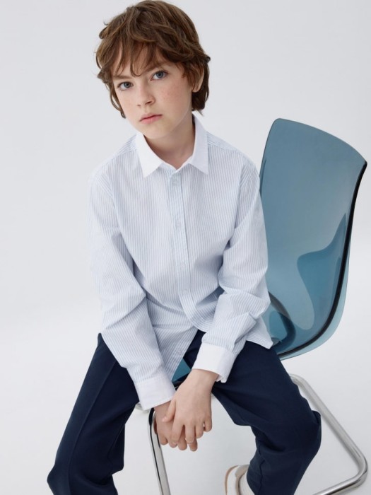 рубашка в полоску для мальчиков 4680798103686 фотография