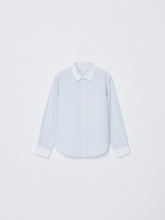 рубашка в полоску для мальчиков из россии вид сбоку