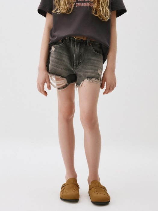 рваные джинсовые шорты для девочек 4680704762853 фотография