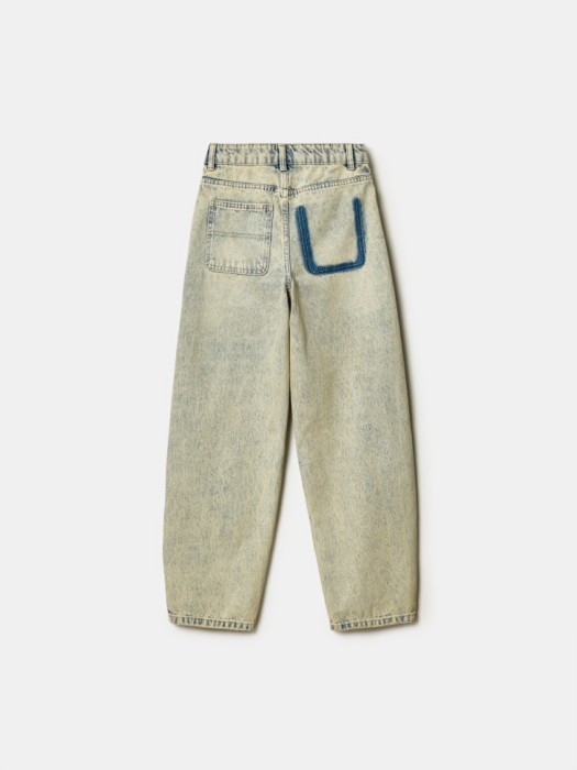 рваные джинсы багги детские по цене 2799 руб вид справа