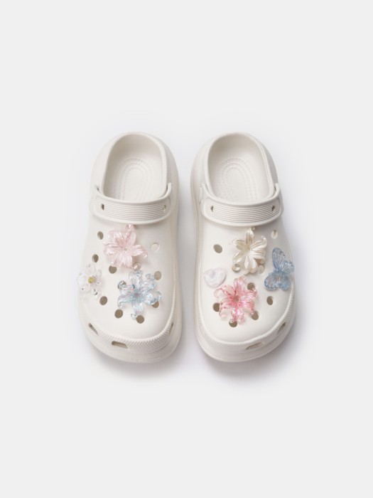 сабо с декором для девочек от бренда sela вид слева