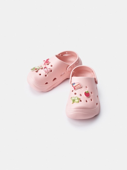 сабо с декором для девочек универсального стиля с лицевой стороны