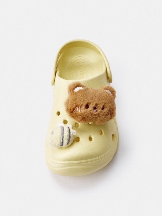 сабо с объемным декором для девочек 4640611069636 фотография