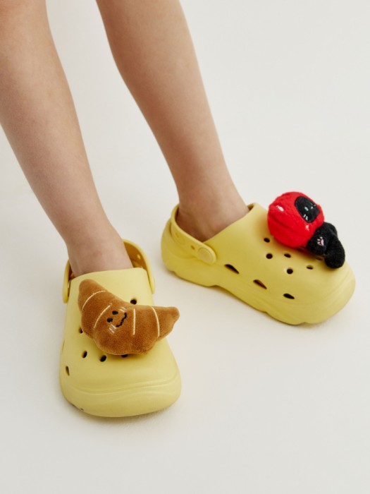 сабо с объемным декором для девочек 4640611069438 фотография