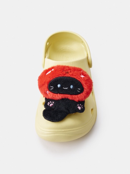 сабо с объемным декором для девочек универсального стиля с лицевой стороны