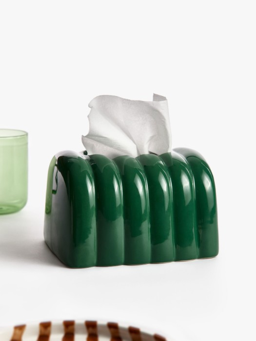 салфетница из фарфора от бренда sela вид слева