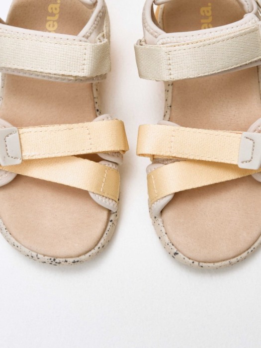 сандалии на липучках для девочек из россии вид сбоку
