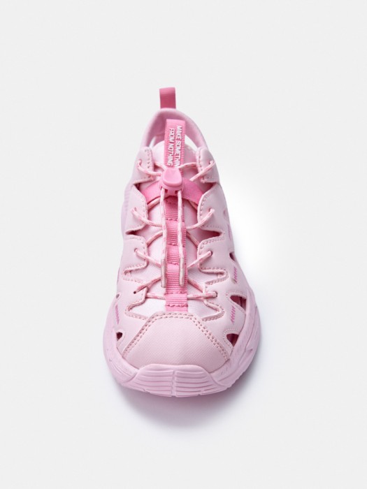 сандалии в спортивном стиле для девочек из хлопка спереди