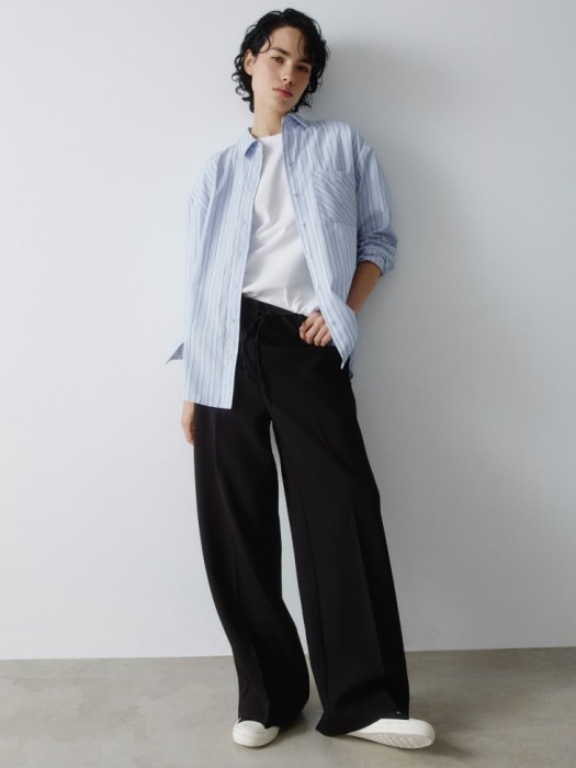 широкие брюки из костюмной ткани 4610517235350 фотография