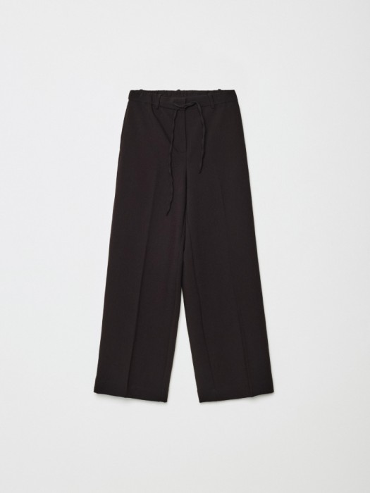 широкие брюки из костюмной ткани из проверенных материалов спереди