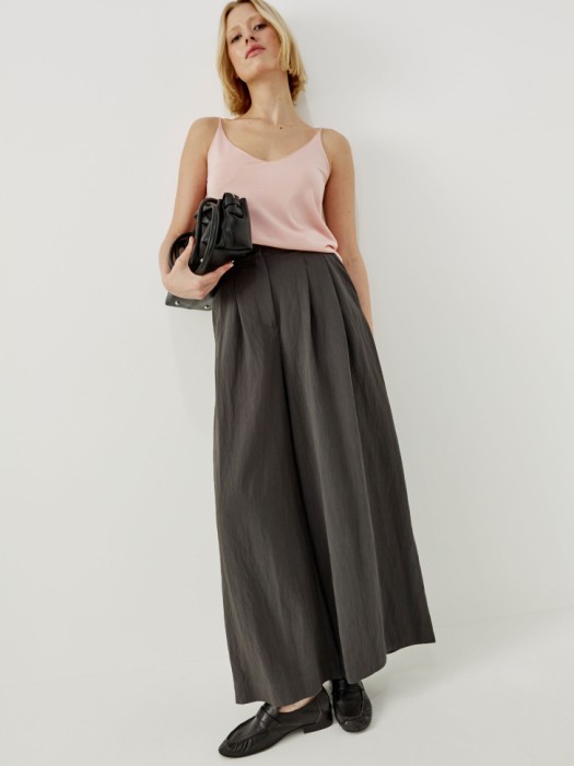 широкие брюки из смесовой вискозы 4610517673268 фотография