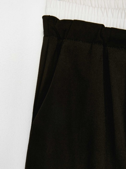 широкие брюки с двойным поясом для девочек по цене 1999 руб вид справа