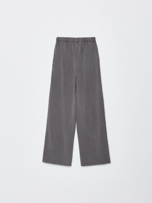 широкие брюки с эффектом стирки для девочек по цене 1599 руб вид справа