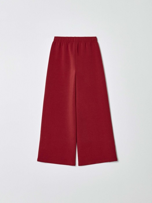 широкие брюки с лампасами для девочек от бренда sela вид слева