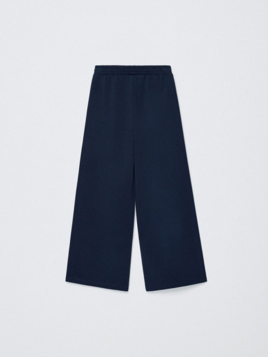 широкие брюки с лампасами для девочек из россии вид сбоку