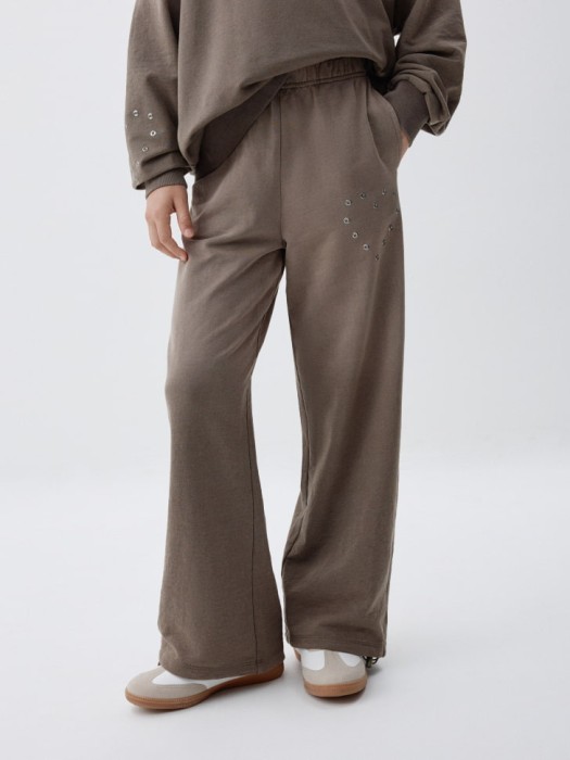 широкие брюки с люверсами для девочек 4680704305364 фотография