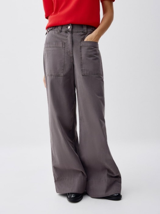 широкие брюки с накладными карманами 4680704316223 фотография