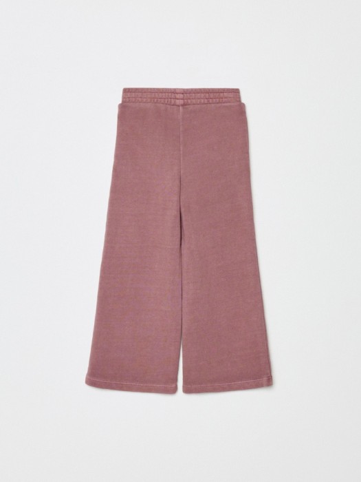 широкие брюки с  принтом для девочек от бренда sela вид слева