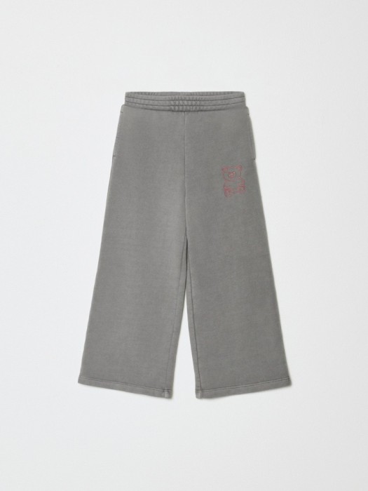 широкие брюки с  принтом для девочек по цене 1899 руб вид справа