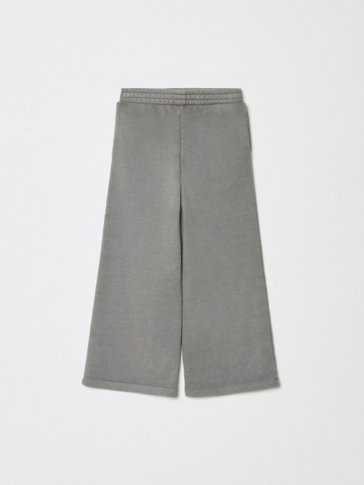 широкие брюки с  принтом для девочек из россии вид сбоку