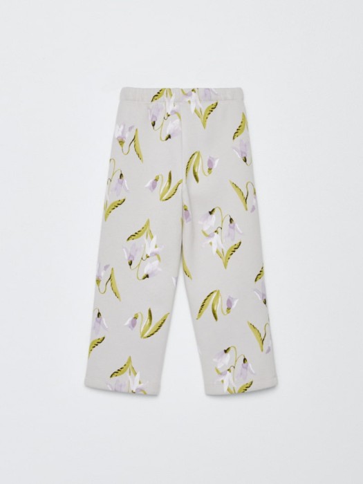 широкие брюки с  принтом для девочек из россии вид сбоку
