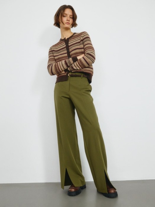 широкие брюки с разрезами 4680798346601 фотография