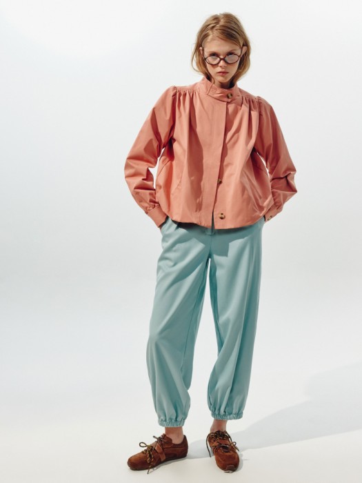 широкие брюки с резинкой по низу из линейки  young 4610517813350 фотография